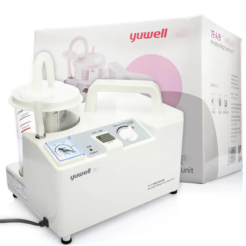 Yuwell Suction Apparatus - Phlegm 1 Bottle 1x1 Polycarbonate Jar (7E-A)