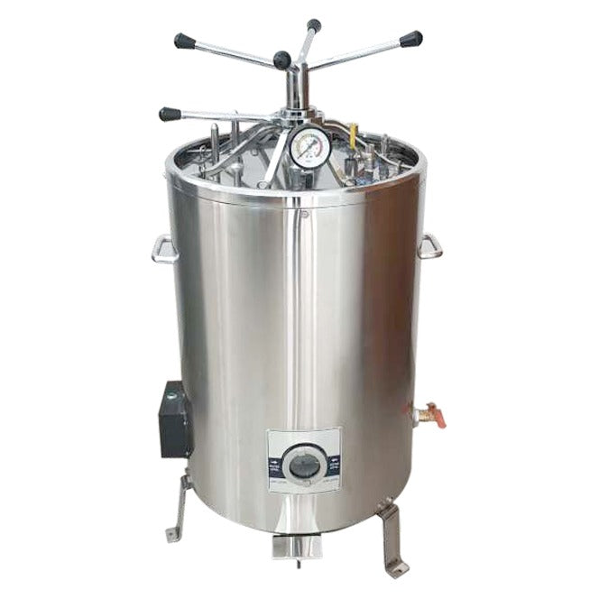 kaarya Vertical Autoclave Stainless Steel (Double Wall, Radial Locking)