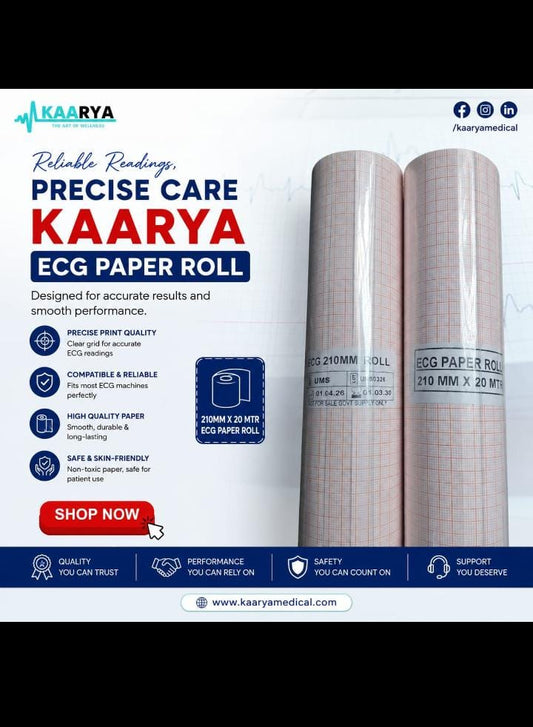 kaarya  ECG Paper Roll 12 Channel