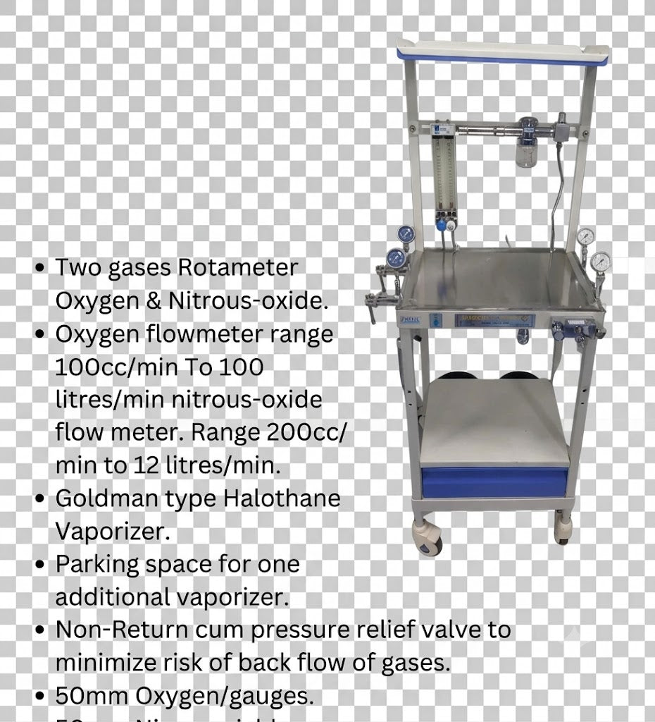 KAA-A137 KAARYA ANAESTHESIA TROLLEY