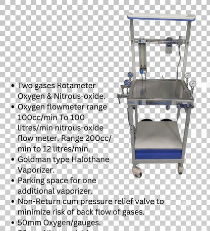 KAA-A137 KAARYA ANAESTHESIA TROLLEY
