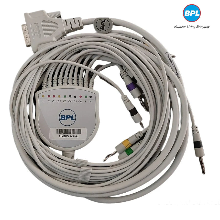 ECG Patient Cable for BPL Cardiart 6108T (Compatible)