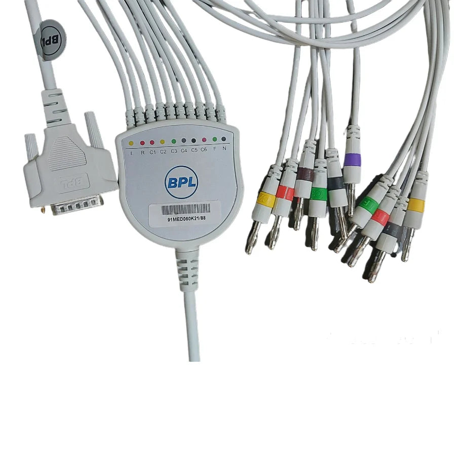 ECG Patient Cable for BPL Cardiart 6108T (Compatible)