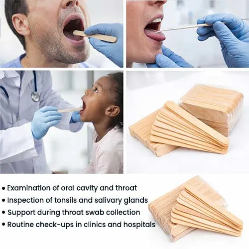 Disposable Tongue Depressor (100 Pcs)