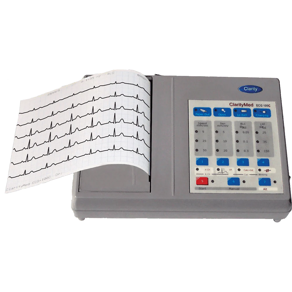 Clarity 6-Channel ECG Machine -  100C