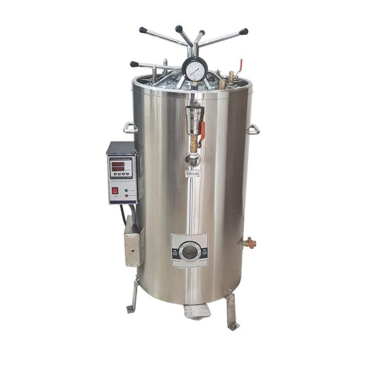 Kaarya Vertical Autoclave with Digital Controller Hi-Pressure (Triple Wall, Radial Locking)