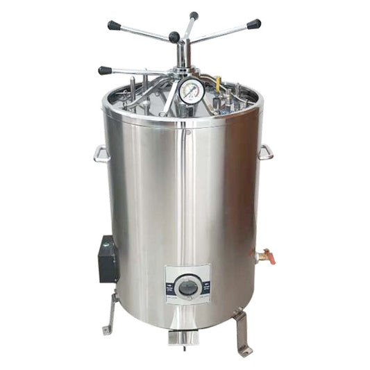 kaarya Vertical Autoclave Stainless Steel (Double Wall, Radial Locking)