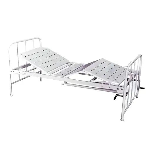 kaarya Hospital Fowler Bed MS Pipe Frame Adjustable Bed