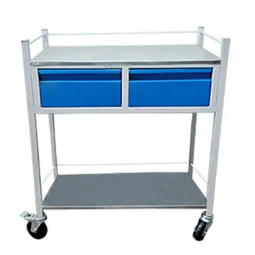 kaarya Medicine Trolley with Two Drawers