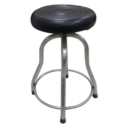 kaarya Revolving Patient Stool 4 Leg SS Cushioned Top
