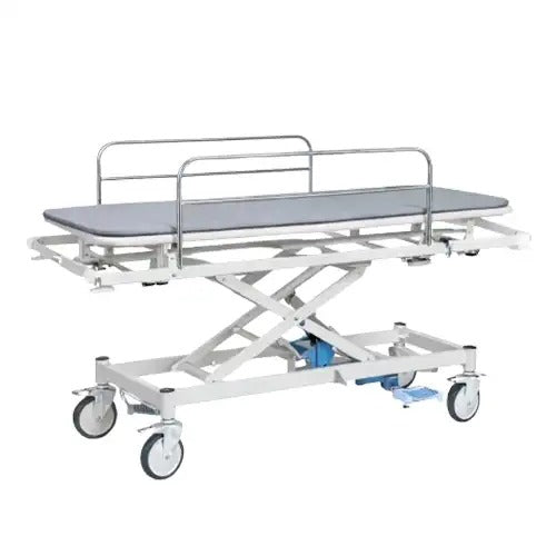 kaarya Emergency Trolley Hydraulic Patient Shifting Trolley