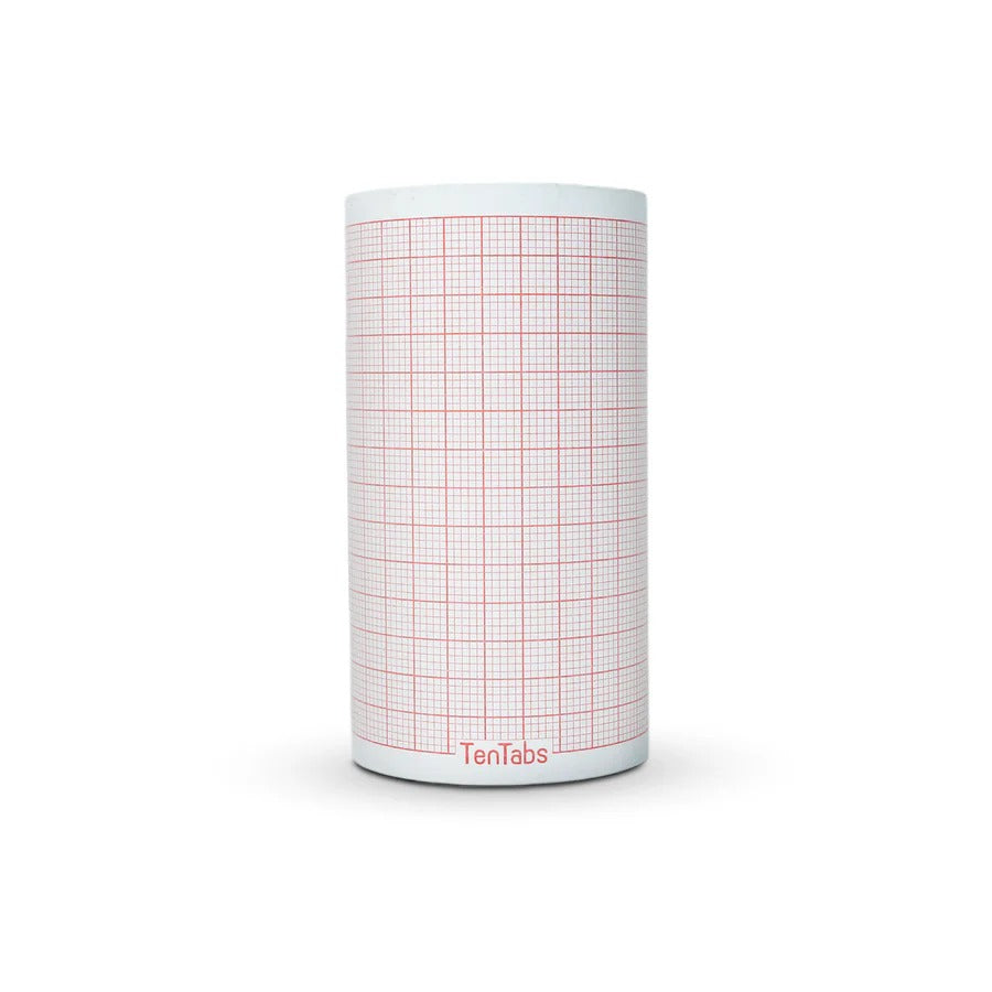 kaarya 3 Channel ECG Paper Roll (Size: 80mm X 20mtr) | 300G Thermal ECG Graph Paper Roll | Suitable for Contec CMS 300G / Bionet 3 Channel ECG Machine/Mortara ELI 230