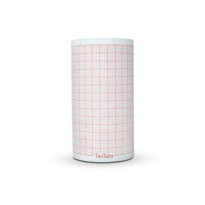 kaarya 3 Channel ECG Paper Roll (Size: 80mm X 20mtr) | 300G Thermal ECG Graph Paper Roll | Suitable for Contec CMS 300G / Bionet 3 Channel ECG Machine/Mortara ELI 230