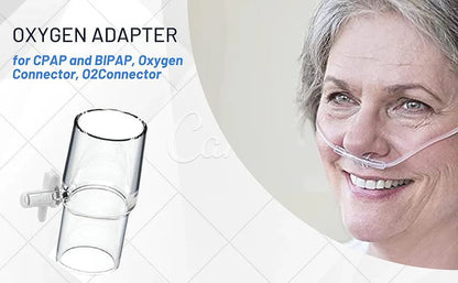 Oxygen Enrichment Adapter for CPAP and BiPAP machines