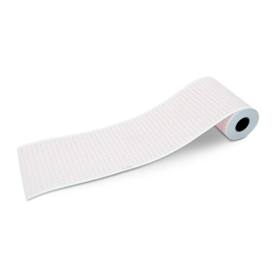 kaarya 3 Channel ECG Paper Roll (Size: 80mm X 20mtr) | 300G Thermal ECG Graph Paper Roll | Suitable for Contec CMS 300G / Bionet 3 Channel ECG Machine/Mortara ELI 230