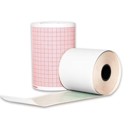 kaarya 3 Channel ECG Paper Roll (Size: 80mm X 20mtr) | 300G Thermal ECG Graph Paper Roll | Suitable for Contec CMS 300G / Bionet 3 Channel ECG Machine/Mortara ELI 230
