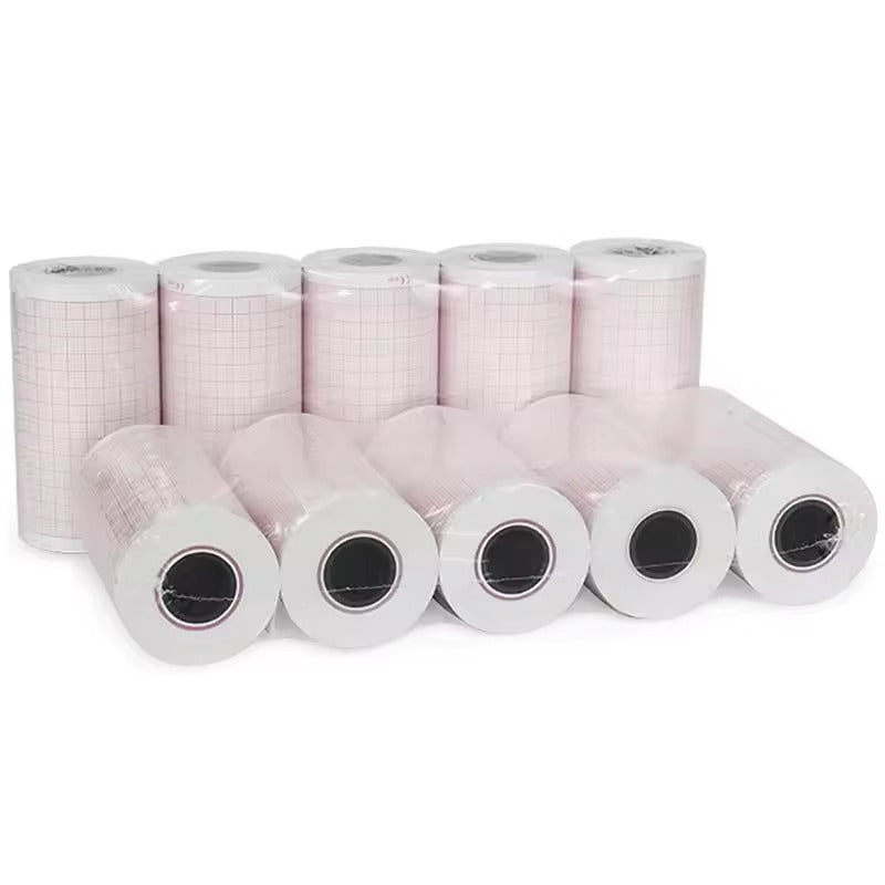 kaarya  6 Channel ECG Paper Roll (Size: 110mm X 20mtr) | 600G Thermal ECG Graph Paper Roll | Suitable for Contec CMS 600G / Bionet 6 Channel ECG Machine/Mortara ELI 230