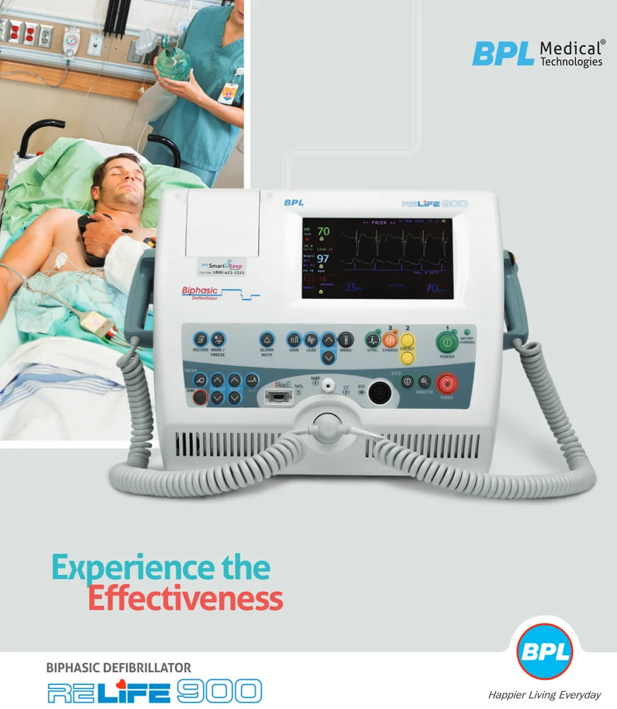 BPL Biphasic Defibrillator with Recorder - DF2617R