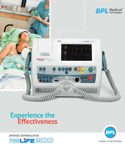 BPL Biphasic Defibrillator with Recorder - DF2617R