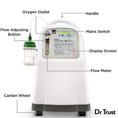 Dr Trust USA 5L Oxygen Concentrator - 1102