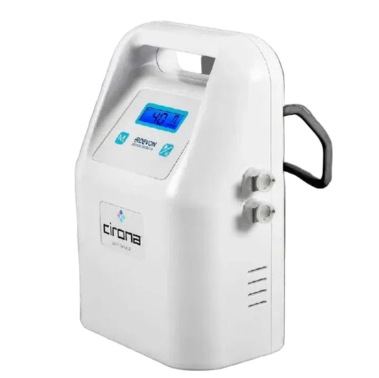 Trona oxygen concentrator on a white background