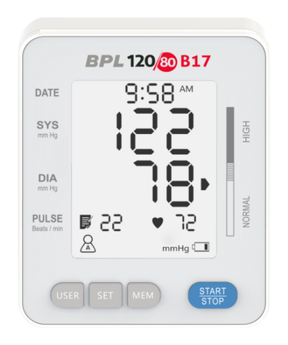 BP MONITOR BPL 120/80 B17