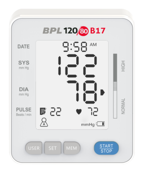 BP MONITOR BPL 120/80 B17