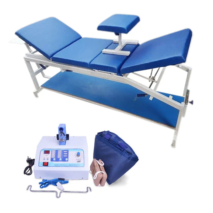 kaarya Traction Cervical, Lumbar with 4 Fold Table